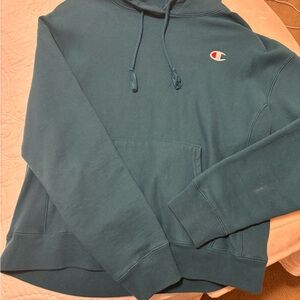 Champion Teal Hoodie
